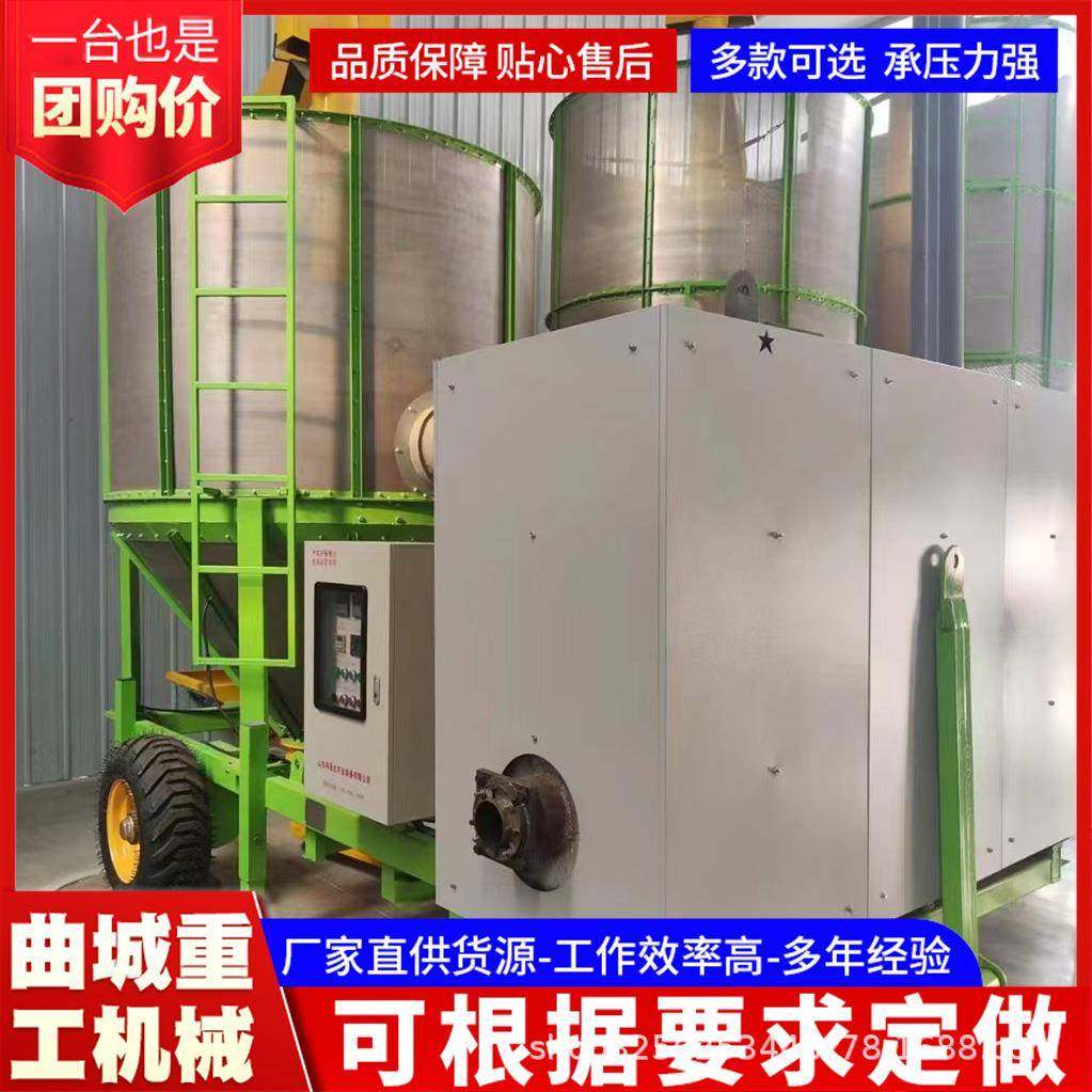 酸枣核畚斗提升烘干机可移动式酸枣烘干机小麦粮食水稻烘干机