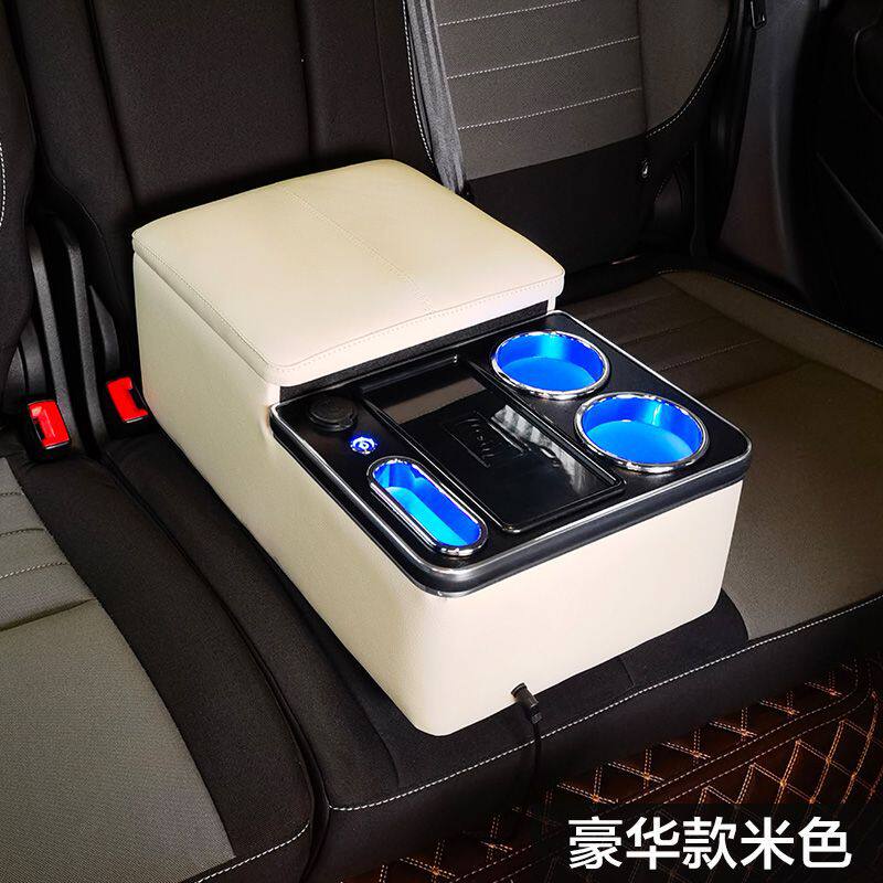 L6F通用型汽车后排扶手箱小车后座中央手扶箱第二排中间储物盒改