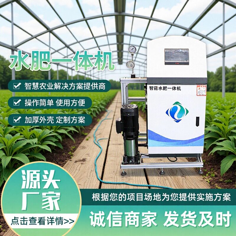 主路式施肥灌溉一体机园林温室大棚滴灌智能施肥机遥控水肥一体机