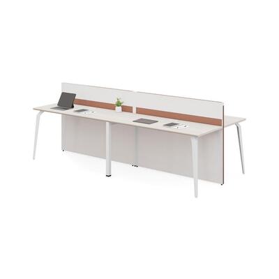 KuiShue巨树四人组合职员办公桌现代屏风卡座电脑台员工位工作台