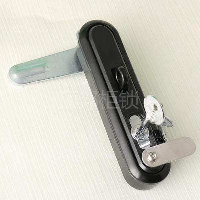 dinbongMS8012Z-1-1黑色平面锁工业配电器箱开关机柜控制箱锁