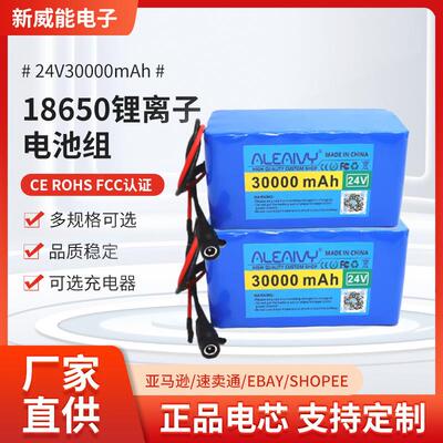 24V30000mAh18650锂离子电池组电动自行车助力车平衡车通用电池