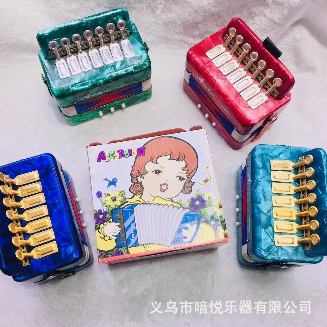 喑悦7键2贝斯儿童手风琴儿童弹拨类乐器玩具热卖