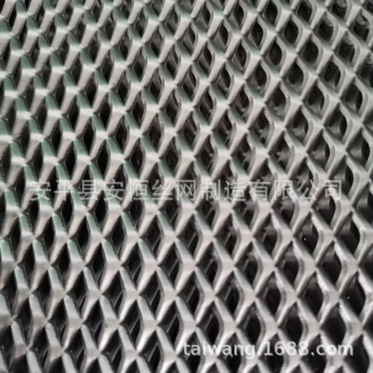 GR1钛板网阳极钛网厚度1mm网孔3*6mm菱形钛拉网实验室斜拉钛网