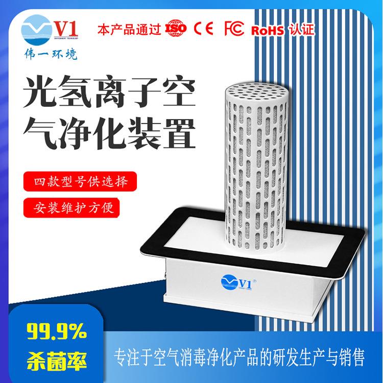 光触媒光氢离子空气净化器商用风感自启动UV光解光氢离子净化装置