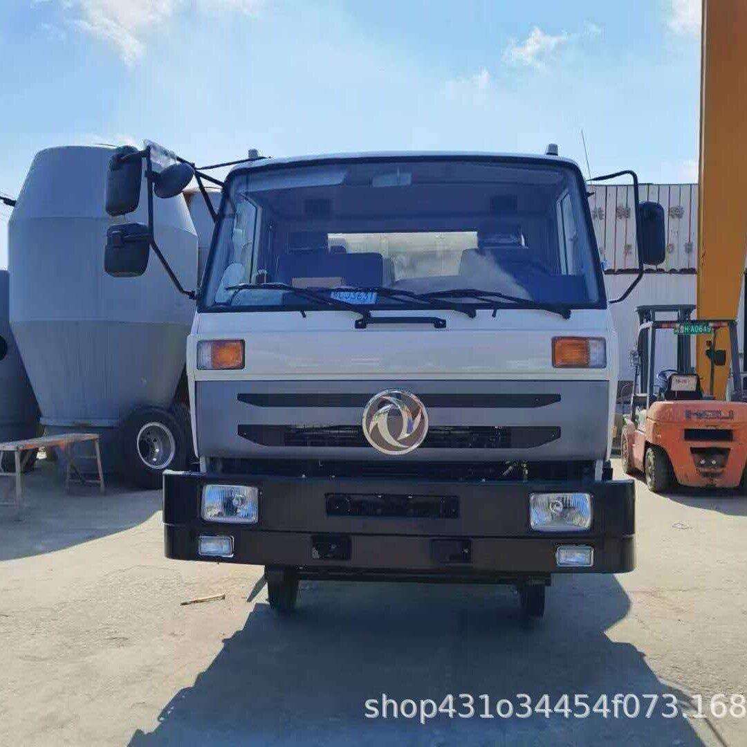 轨道轮施工用小车电动搅拌运输水泥车东风6方车价