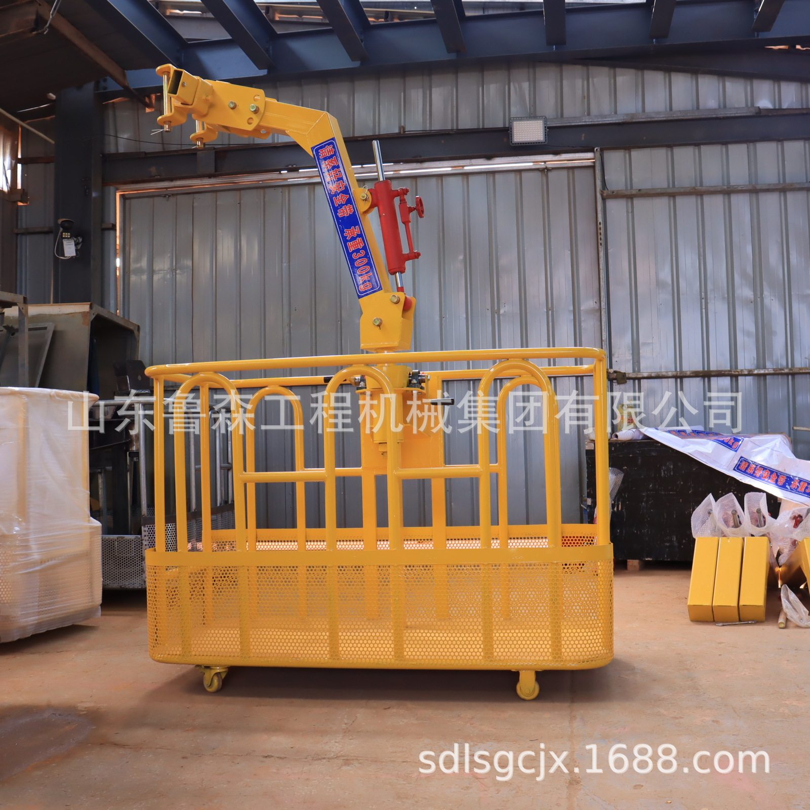 1.5旋转吊框高空作业安全篮子建筑工地用吊车吊篮山东厂家