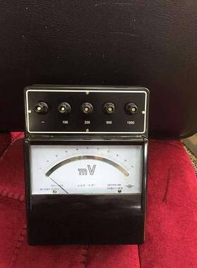 0.2级T24指针式交流电表T24-AV交流安伏表电磁系标准电表