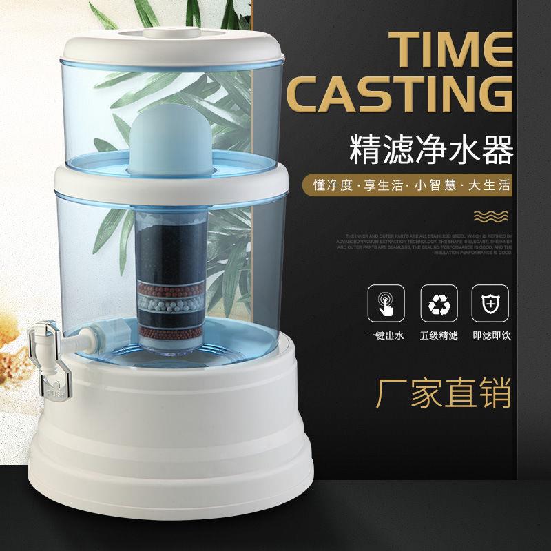 饮水机过滤桶厨房家用净水桶台式加自来水带龙头