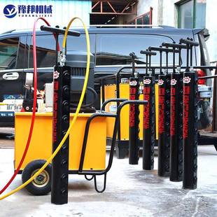 压劈裂膨电动液压岩石液劈裂棒棒矿用开山965胀器静态爆破岩石劈