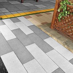 仿地石砖30麻0x600mm车库加厚地小区广场园66林PC砖砖芝灰生态铺