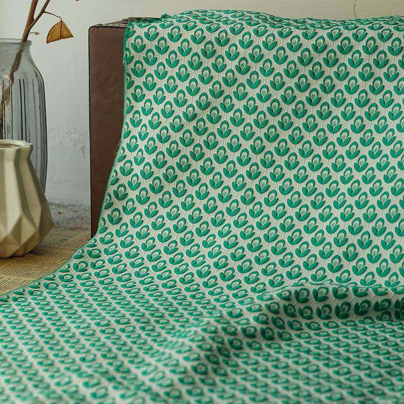 色浮BF2832雕色织小绿叶提花面料梭织立体提花箱包手作布料几何织,居家布艺,海绵垫/布料/面料/手工diy,淘宝优惠券,粉丝福利购,淘宝优惠卷