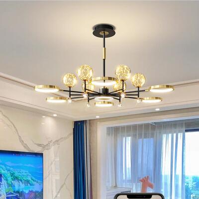 客厅灯吊灯简约现27411代大气205年新款北2网红轻奢欧具灯全屋套