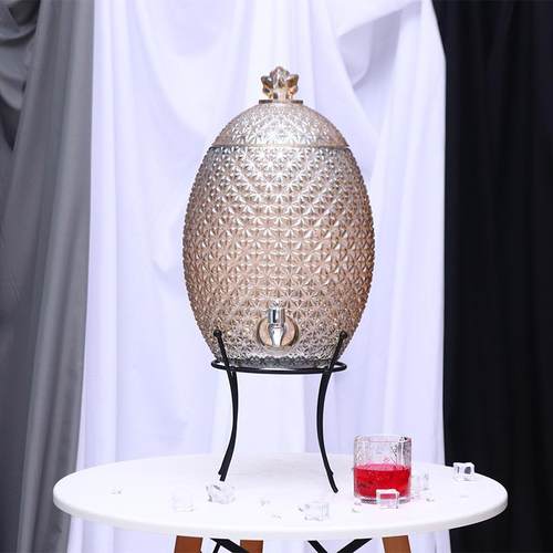 家大菠萝果汁罐无SLT铅玻璃发从酵果酒瓶厂玻璃大质地通透量优