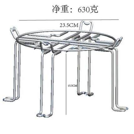 304不纯WH-015钢滤水器支架净水桶承托可拆架装户外锈野炊多功能