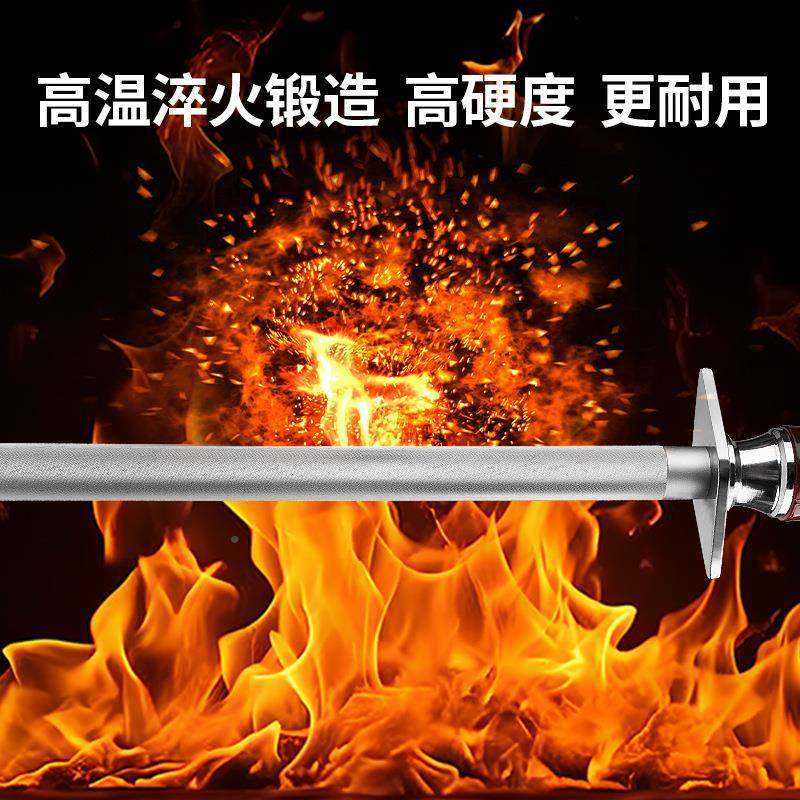 T1细2钨钢磨刀棒超纹磨刀荡刀棍屠夫屠宰肉刀联家用棍SG0526-1磨