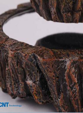 盆栽仿盆陶瓷树脂花磁悬浮盆室内简约家A02-039-装饰花ins风居摆