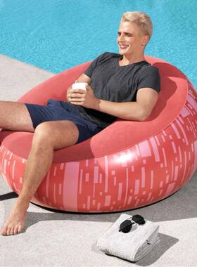 Bestway75052懒人充气沙发便携凳子时尚家用榻榻米小户型单人沙发