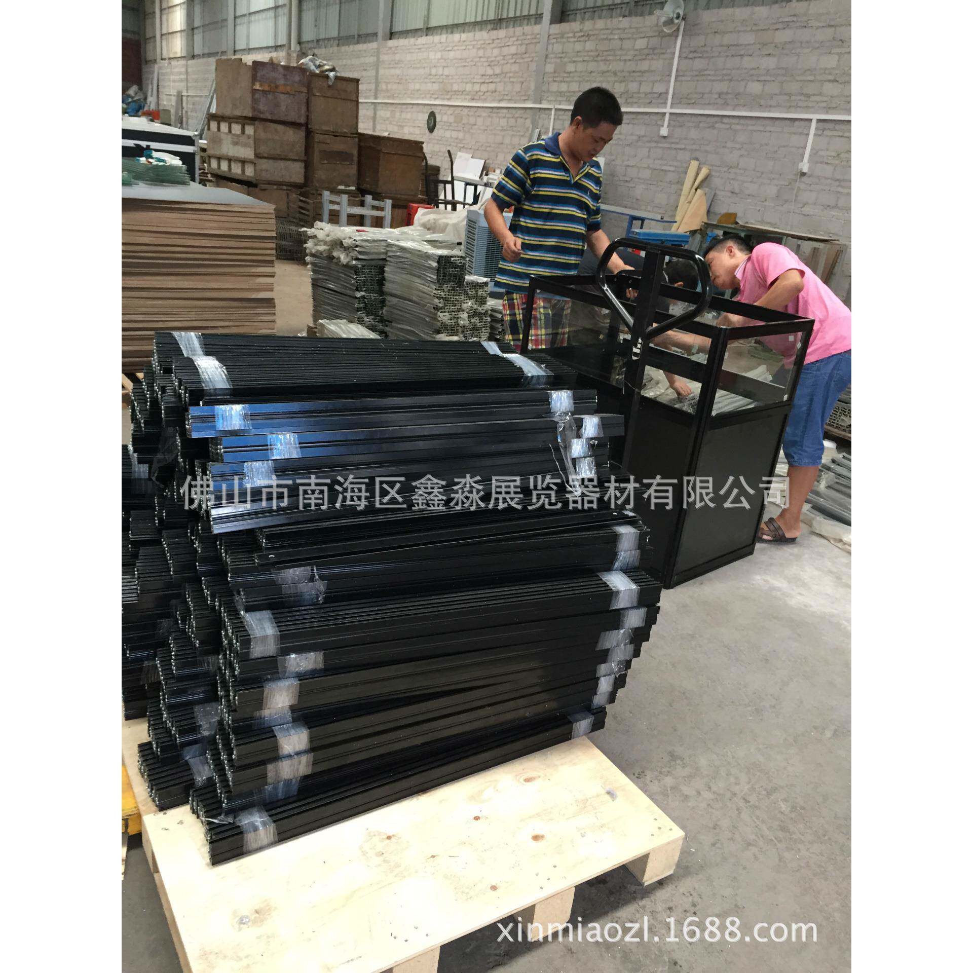 新款简易含安装成套展览展示折叠柜,珠宝贵重物品展示桌展会标摊