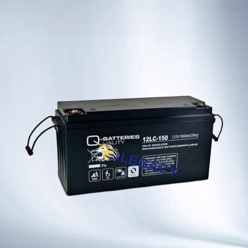 Q-Batteries蓄电池12LS-12012V128AH工业商用双用途电池