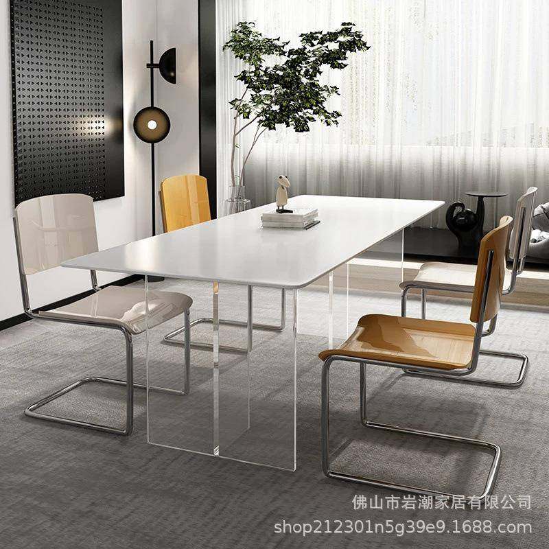 悬浮岩板餐桌椅组合长方形家用小户型岛台现代简约透明亚克力饭桌,纺织面料/辅料/配套,纺织机械配件,淘宝优惠券,粉丝福利购,淘宝优惠卷