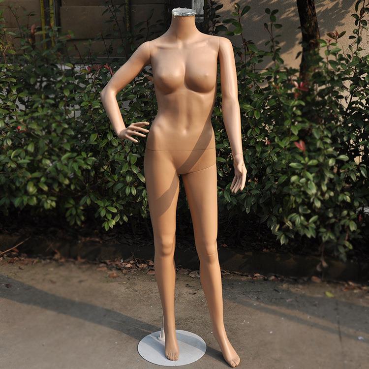 肤色全身塑料仿真人体女假模特衣服装展示道具