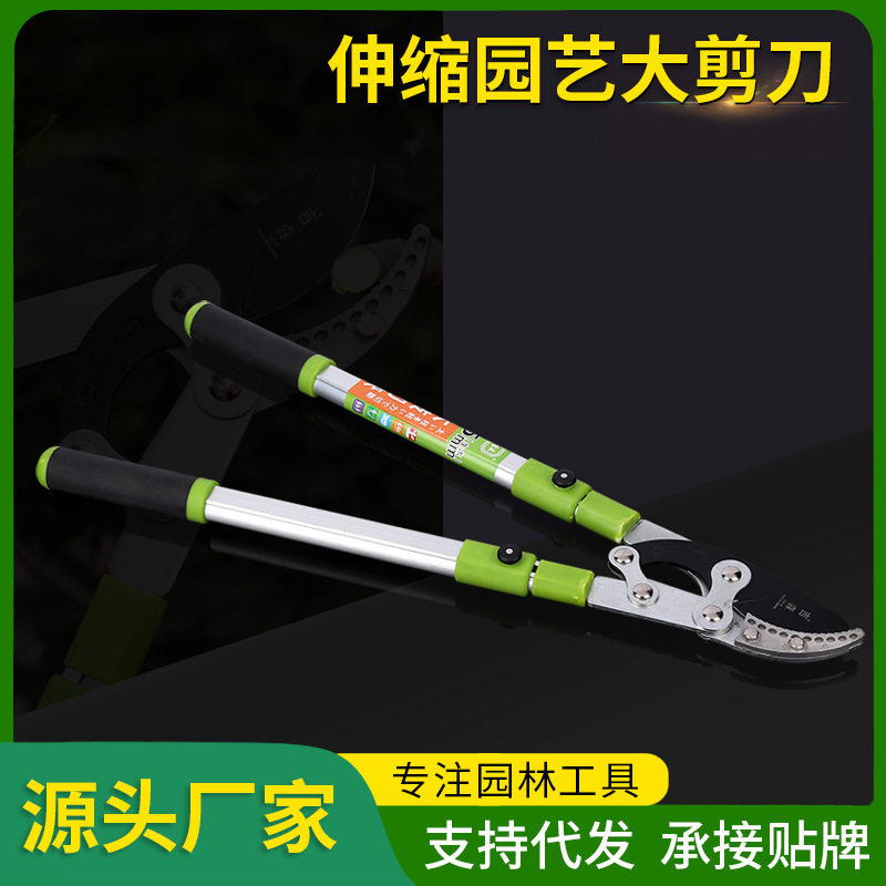 厂家直销伸缩粗枝剪刀果树修枝剪高枝树枝园艺剪伸缩大力剪