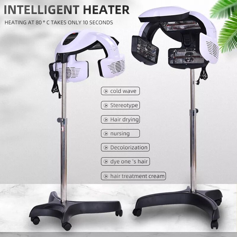 美发店专用飞碟定型染发烫发护理仪器立式烘发机烘干加热仪器批发