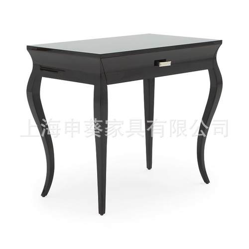 美式乡村实木简约轻奢餐边柜现代创意极简餐厅靠墙柜别墅样板房