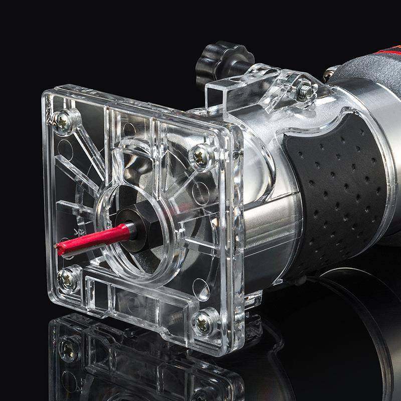 修边机木工工具多功能工业级铝塑板开槽机倒装电木铣雕刻开孔锣机