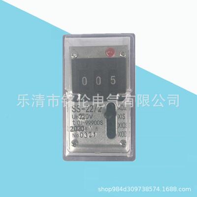 时间继电器SS-22/1SS-22/2SS-22/3带外附电阻220V/110V/48V
