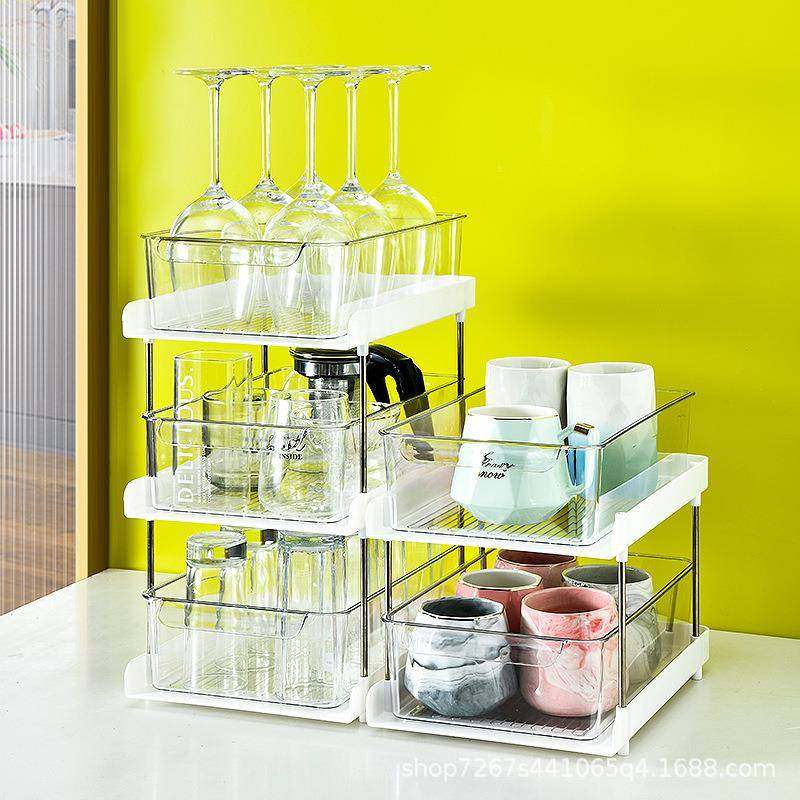 分层厨房收纳置物架抽屉式桌面收纳架调料马克杯玻璃杯沥水架,畜牧/养殖物资,畜牧/养殖器械,淘宝优惠券,粉丝福利购,淘宝优惠卷