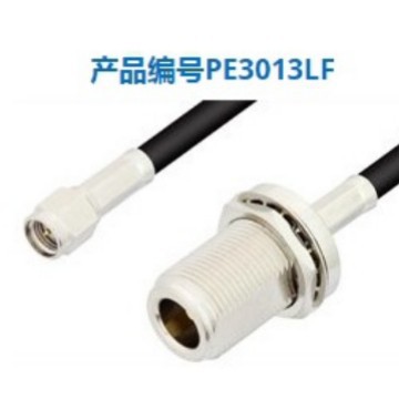 Pasternack SMA 公头转N 型穿墙式母头电缆组件PE3013LF PE3015LF