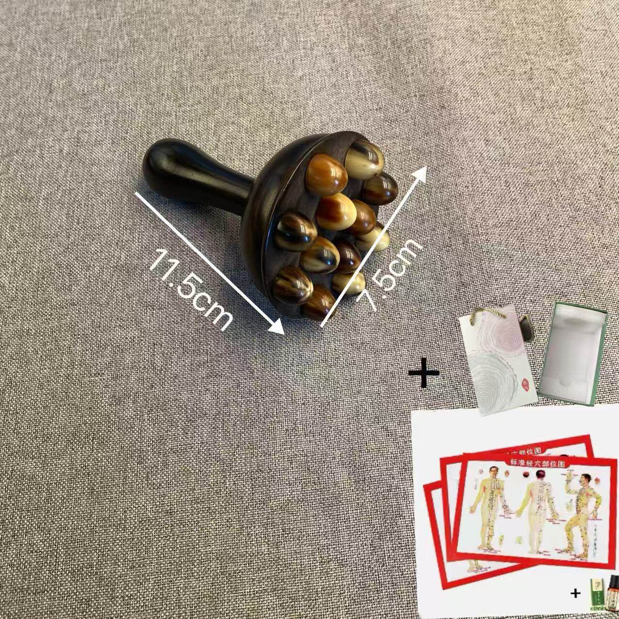 大齿牛角经络刷肚子腿腹部刮痧神器身体按摩带脉经络梳