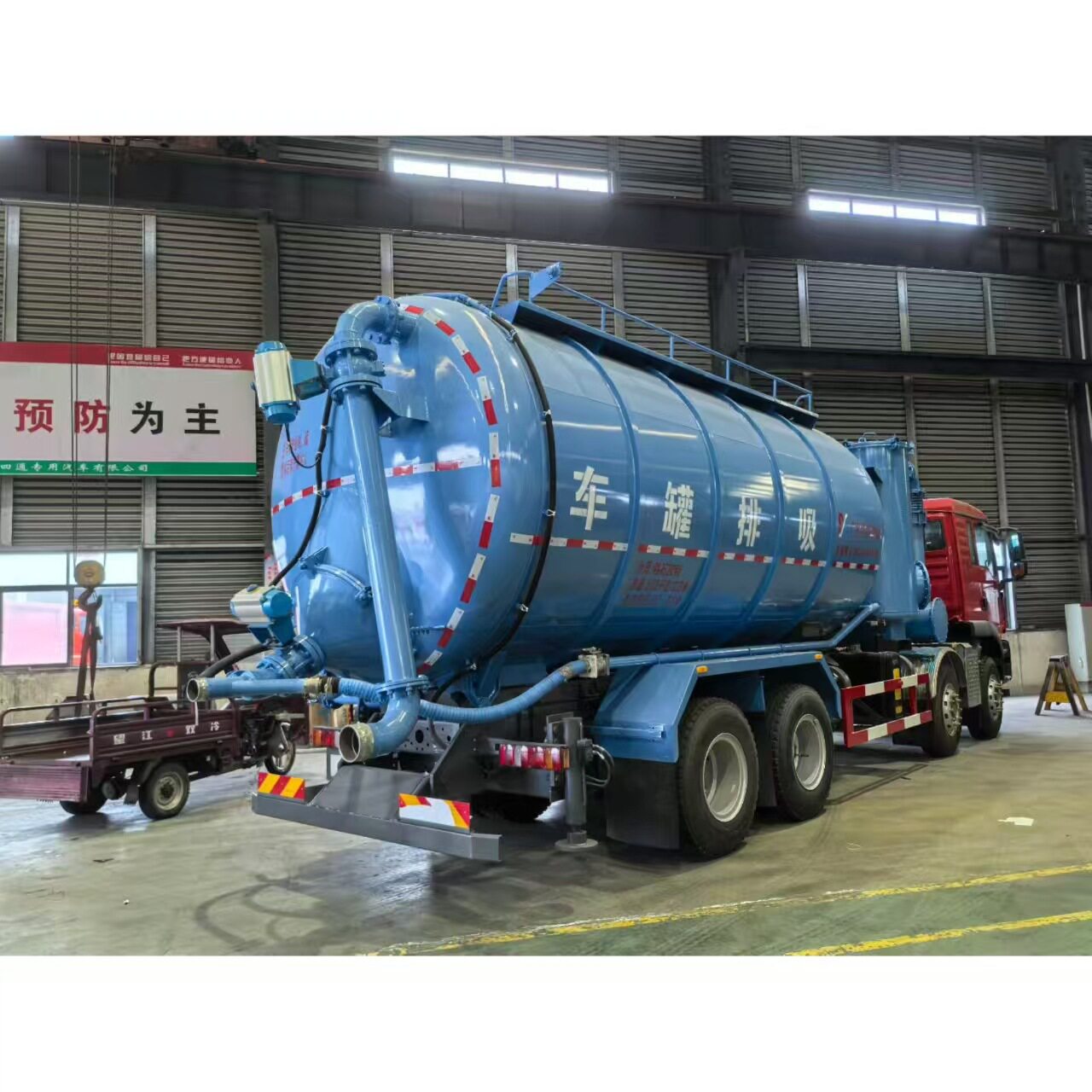出口重汽吸引压送车吸排车适用于电厂钢厂煤场吸灰车吸引压送罐车