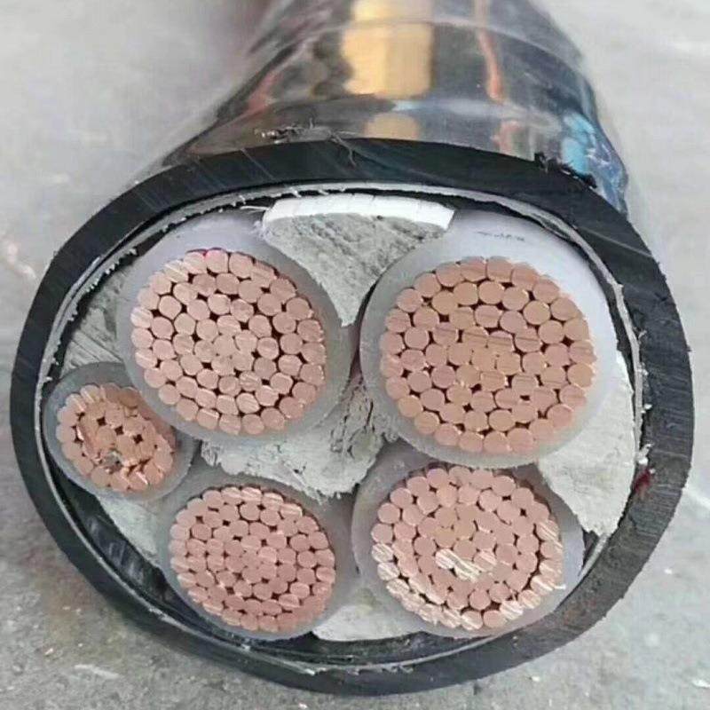 YJV224*400+1*185平方铠装电缆5芯地埋带铠铜芯电缆线铜线