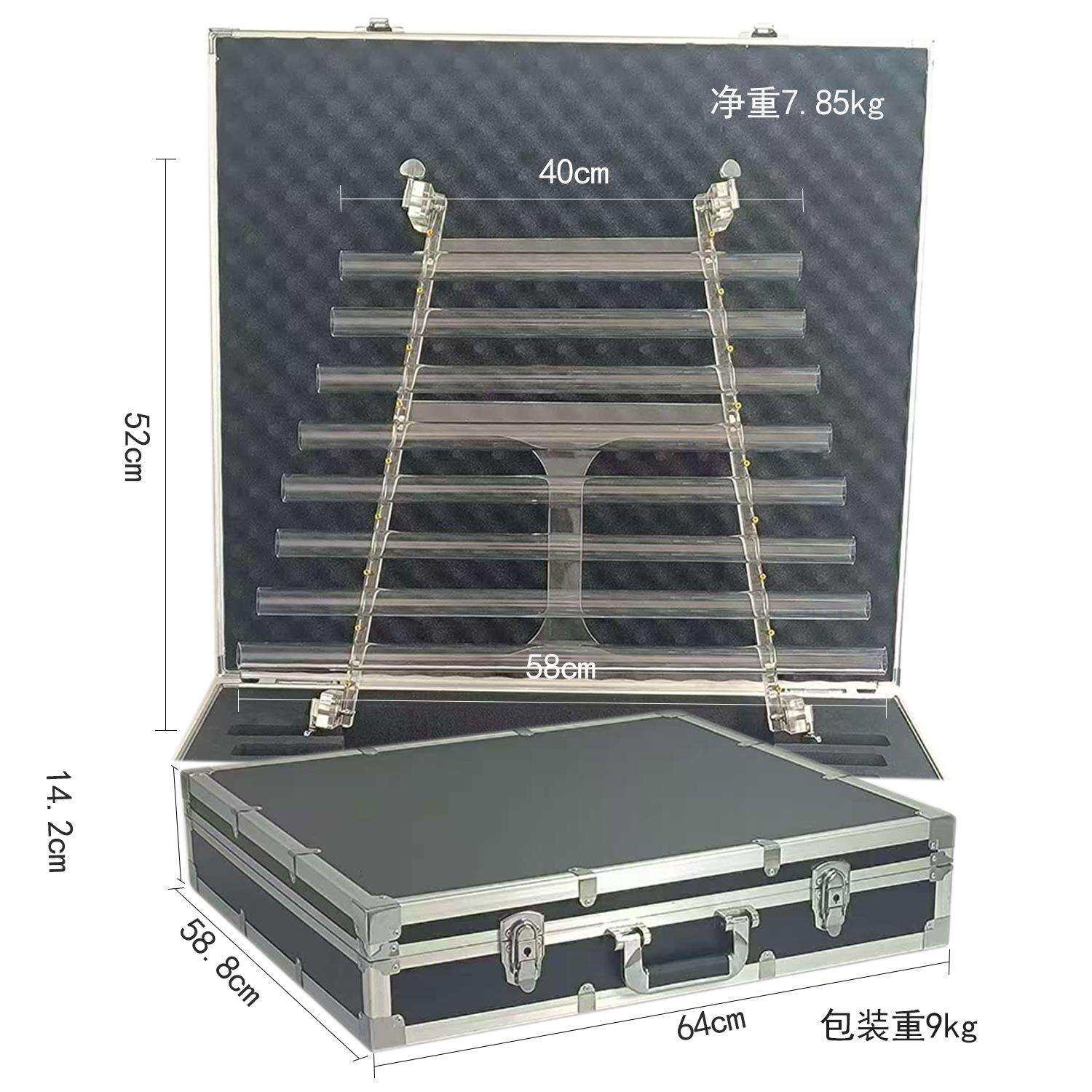 水晶竖琴大号带手提箱打击棒入门打击石英乐器减压新手音乐演奏型