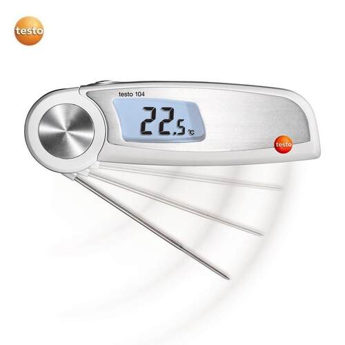 原装德图testo104可折叠式防水温度计冷冻品温度计testo105