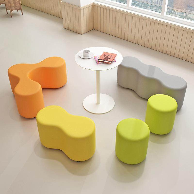 早教中心培训班辅导机构琴行大厅幼儿园简约创意异形组合沙发凳子,农用物资,其他肥料,淘宝优惠券,粉丝福利购,淘宝优惠卷