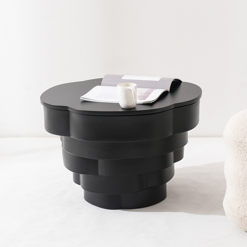 北欧现代简约云朵大小组合茶几小户型客厅创意边几奶油风异形矮桌