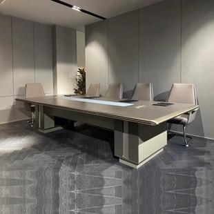 迪欧园观系列大小型会议桌现代简约开会培训桌会议室多人长桌