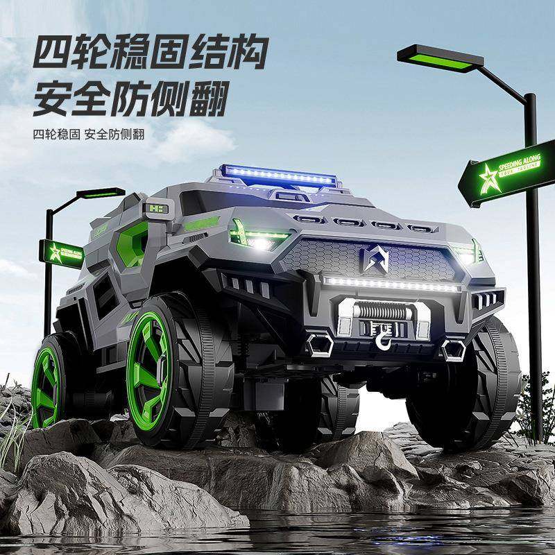儿童电动汽车可坐人越野车四驱四轮2-10岁男孩女孩电动遥控儿童汽