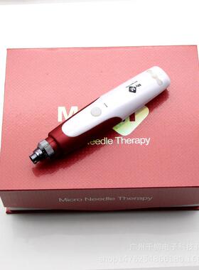白色N2款卡扣MYM电动微针笔纳晶水光MTS导入仪中胚导入笔