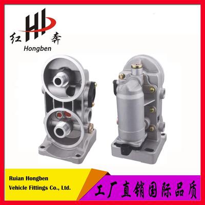 柴油滤座铝座1105060-61C1105050-61C一汽解放J6双杯电子泵