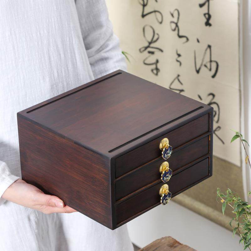 可叠加竹制普洱茶盒茶饼收纳盒多层茶仓茶具配件分茶赏茶盘储茶罐,纺织面料/辅料/配套,纺织机械配件,淘宝优惠券,粉丝福利购,淘宝优惠卷