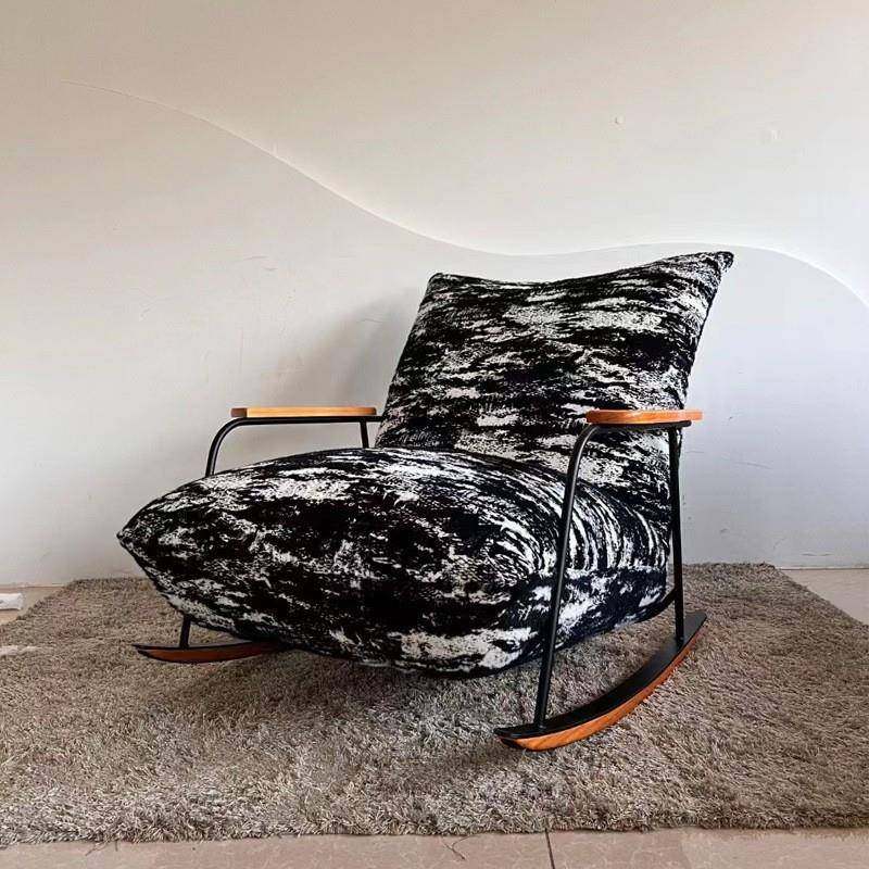 北欧阳台布艺休闲椅中古风现代简约家用复古懒人摇摇椅单人沙发椅,机械设备,其他机械设备,淘宝优惠券,粉丝福利购,淘宝优惠卷