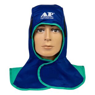 友盟AP-6670电焊接帽防尘防烫防火阻燃帽透气隔热焊工头套可水洗