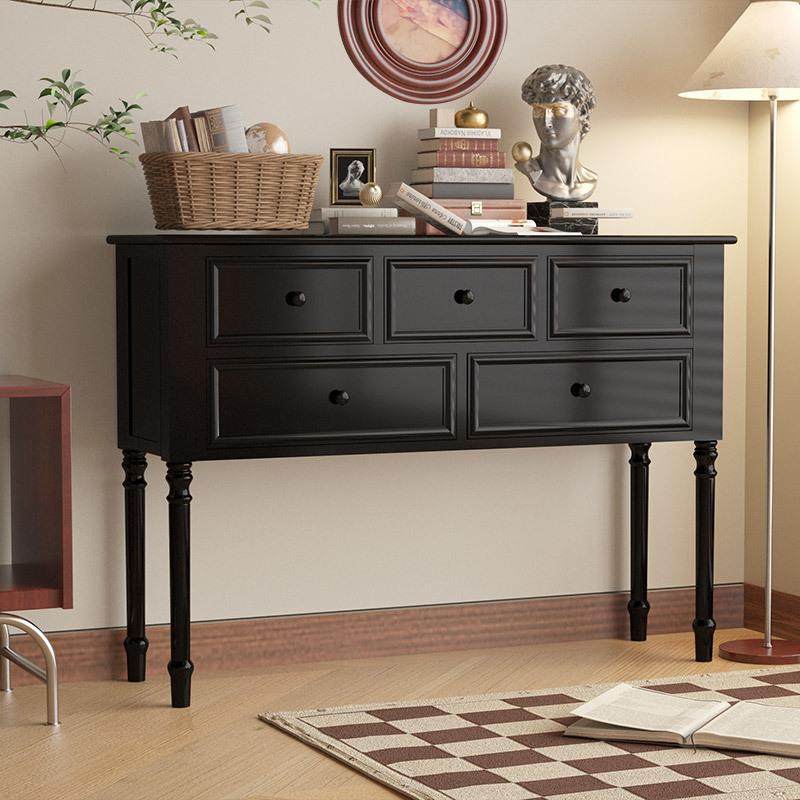 玄关柜门厅实木美式复古卧室客厅收纳储物置物柜黑色过道靠墙边柜,节庆用品/礼品,新娘配件,淘宝优惠券,粉丝福利购,淘宝优惠卷