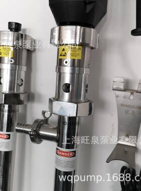 旺泉HD-EX2-V+SS316L-1000HV250-VT螺杆式抽液泵、手提树脂油桶泵