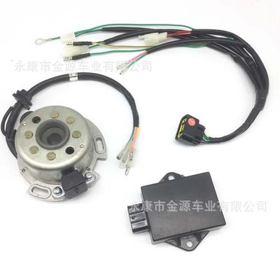 赛车磁电机定子转子套件越野车Lifan力帆140150ccCDI线束封油盘